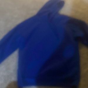 blue hoodie